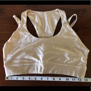 Toned By Ashy Bines Gold Sports Bra